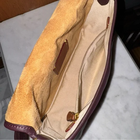 Coach Soft Tabby in Deep Berry - Picture 6 of 8